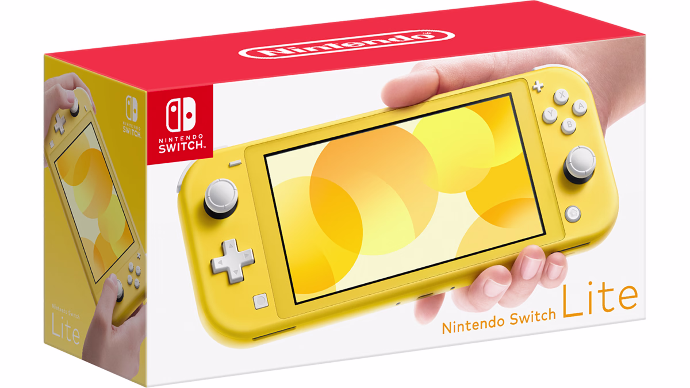 Nintendo Switch Lite Yellow Handheld Console — promotional product image, not the exact item