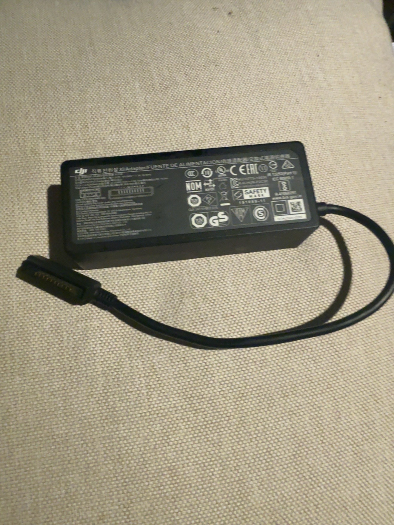 DJI OEM Drone Power Adapter / AC Charger — actual PRF item photo 1 of 1