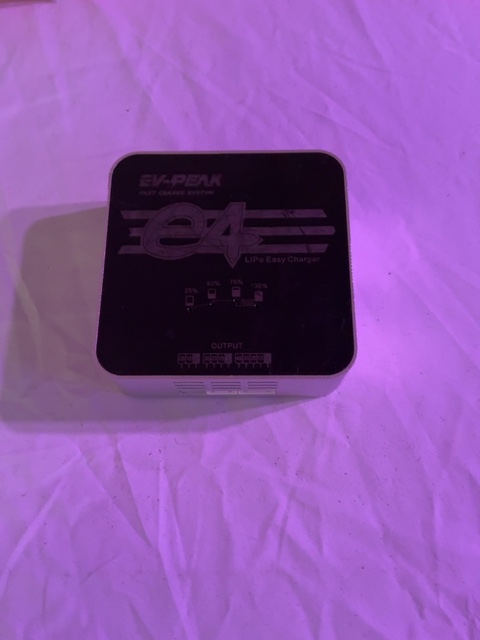 EV-PEAK E4 LiPo Easy Balance Charger 2S-4S 50W 4A