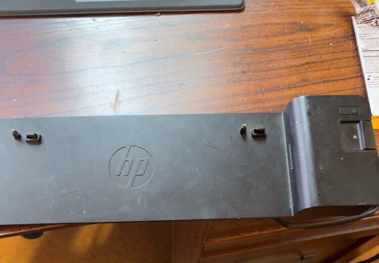 HP UltraSlim Docking Station w/ Power Adapter Tested Working E5C22AV#ABA
