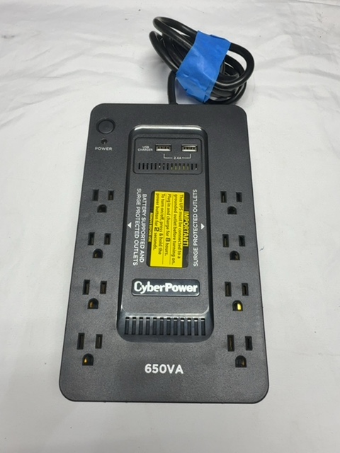 CyberPower SX650U 650VA 360W UPS Battery Backup 8 Outlets 2 USB Open Box — actual PRF item photo 1 of 4