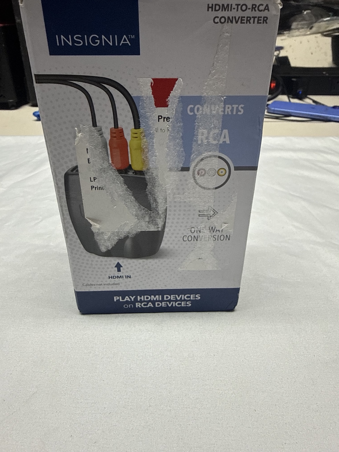Insignia NS-HZ330 RCA to HDMI Converter Composite AV to HDMI Adapter Open Box — actual PRF item photo 9 of 10
