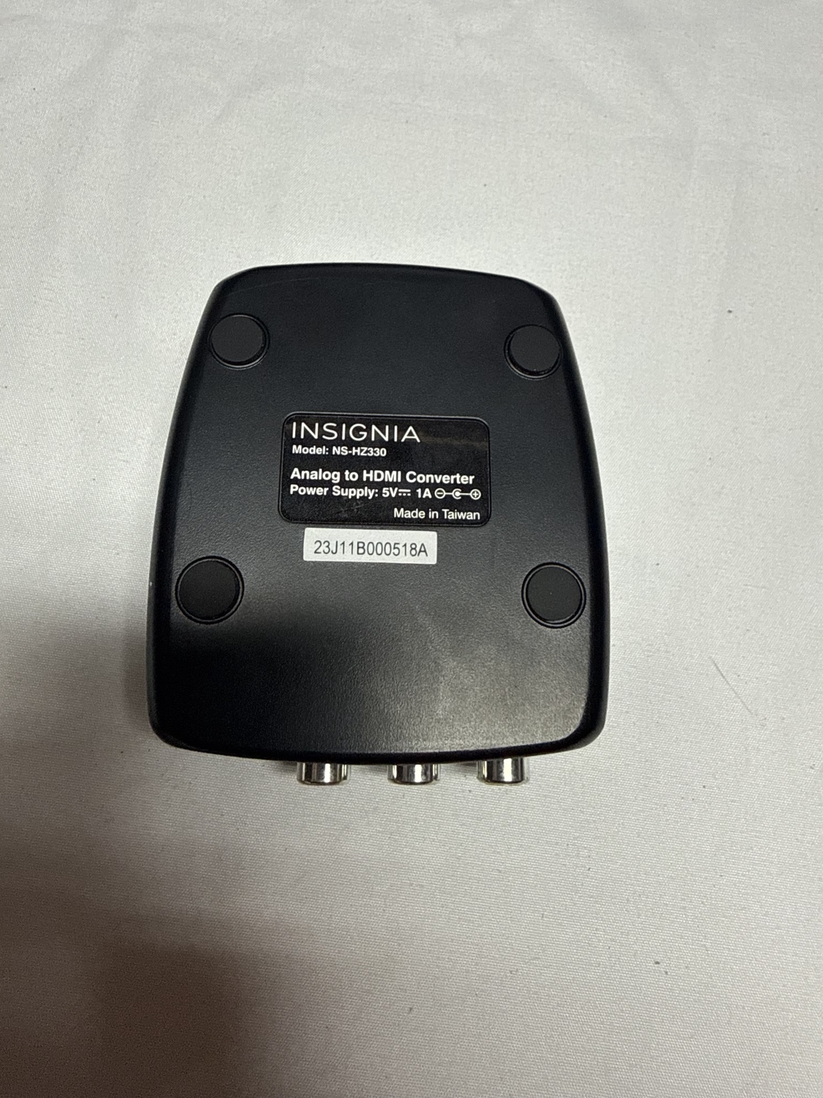 Insignia NS-HZ330 RCA to HDMI Converter Composite AV to HDMI Adapter Open Box — actual PRF item photo 10 of 10