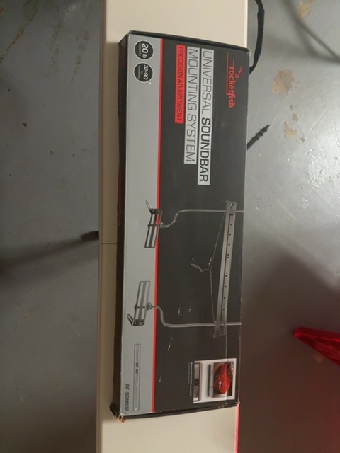 Rocketfish RF-SBM102 Universal Soundbar Mounting System 32-90in TV 20lb — actual PRF item photo 3 of 3