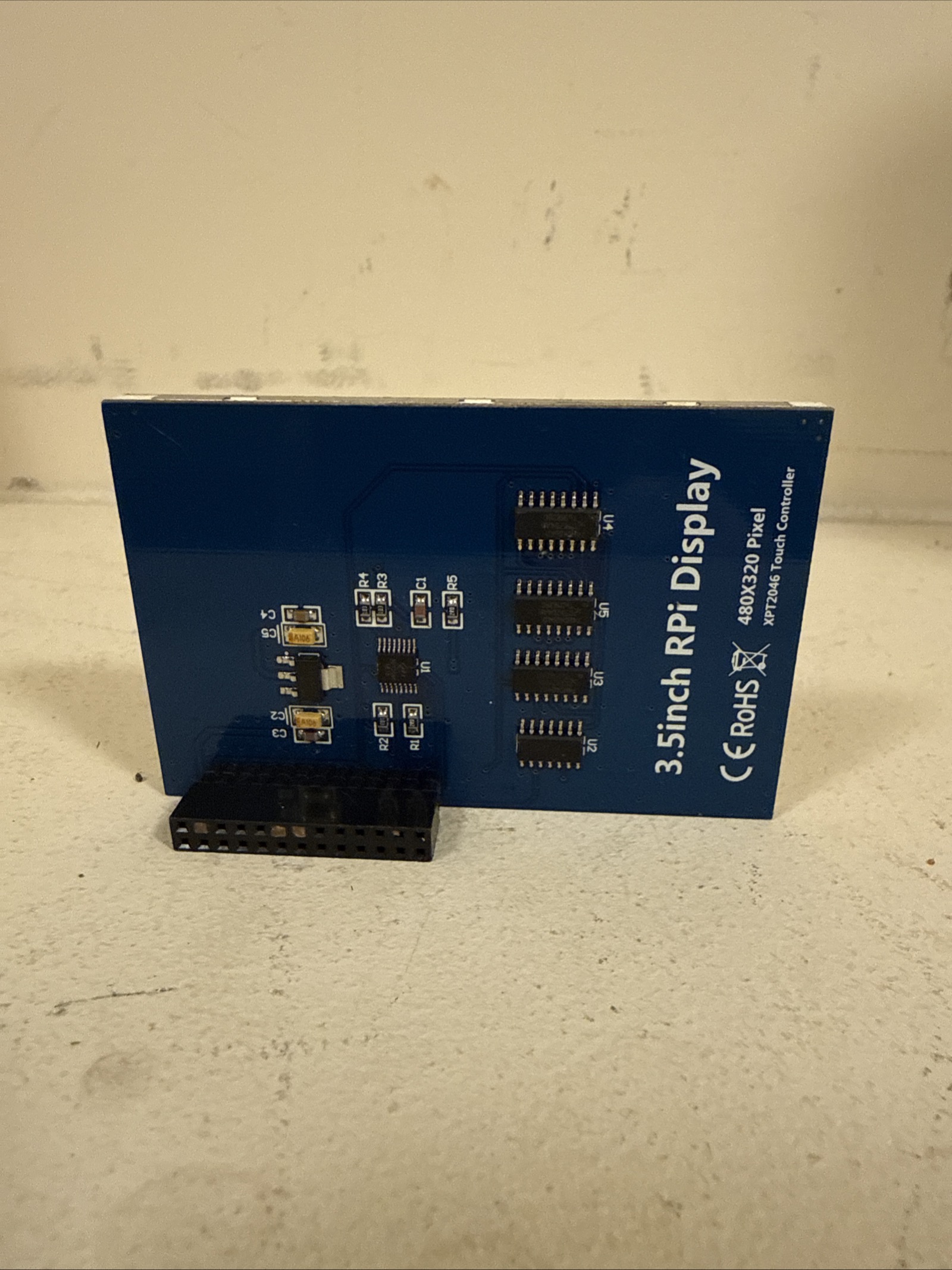 3.5 inch RPi Display 480x320 Touchscreen LCD XPT2046 for Raspberry Pi HAT
