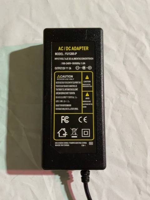 Unbranded YU1205-P AC/DC Adapter — actual PRF item photo 1 of 1