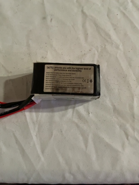 TATTU R-Line 850mAh 4S 95C HV XT30 15.2V Lipo Battery Long Pack with Plug — actual PRF item photo 2 of 2