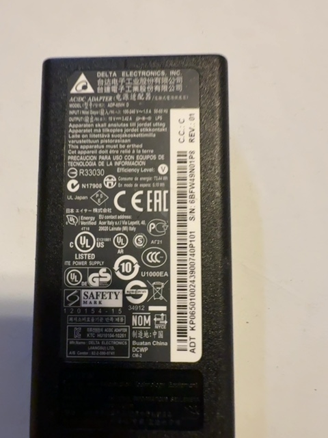 Delta Electronics, Inc. R33030 AC Adapter — actual PRF item photo 1 of 1