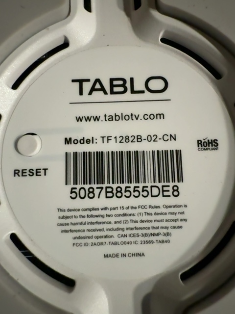 TABLO TF128B-02-CN TV — actual PRF item photo 2 of 2