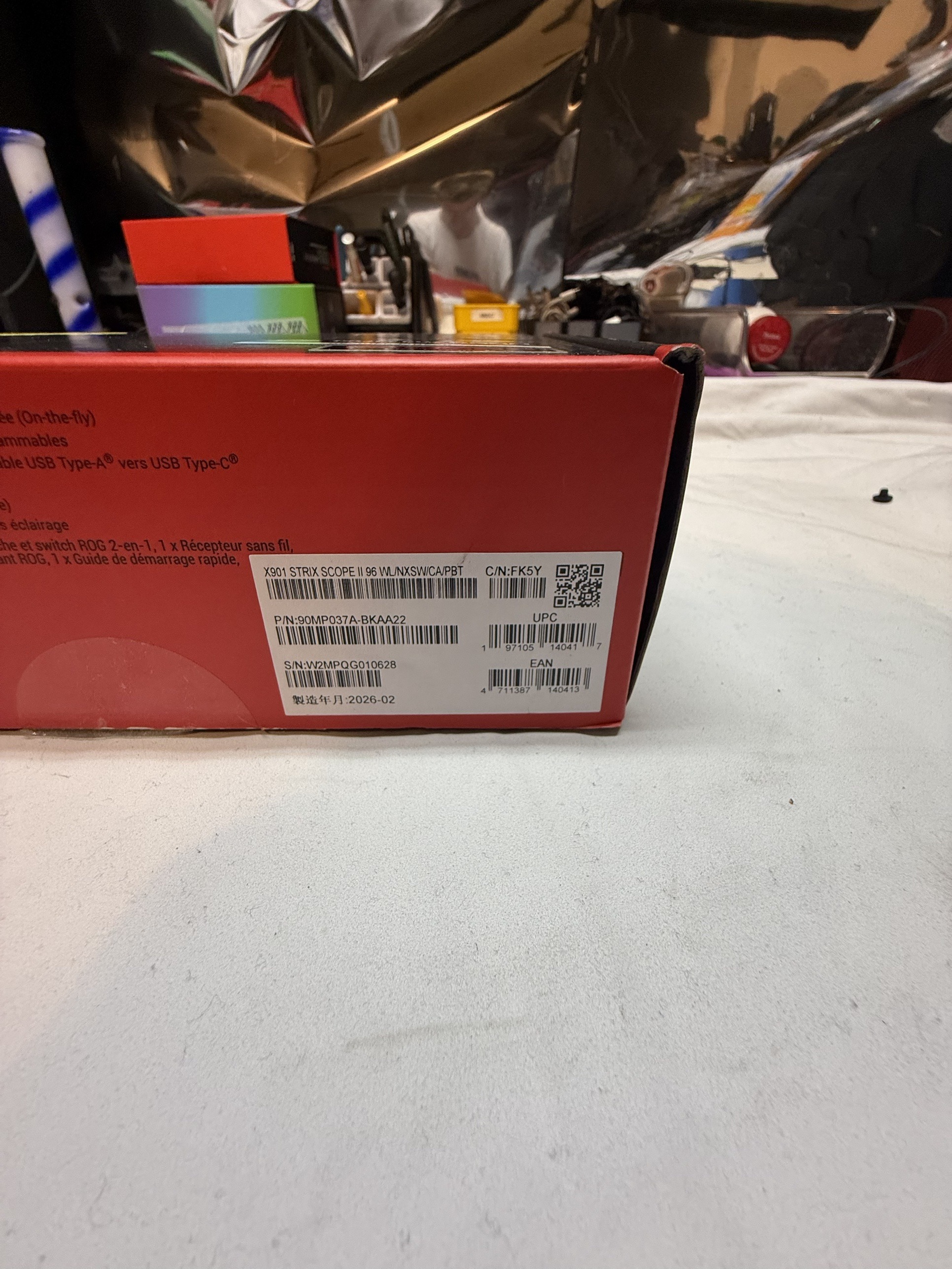 ASUS ROG Strix Scope II 96 Wireless Open Box — actual PRF item photo 3 of 3