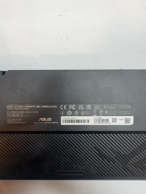 ASUS W2MPOR059613 ROG STRIX MORPH 96 WIRELESS REFINED LINEAR Open Box — actual PRF item photo 2 of 2