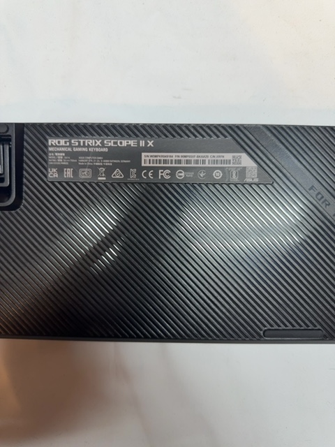 ASUS PN:90MPD3X7-8XA420 ROG STRIX SCOPE II X Open Box — actual PRF item photo 2 of 2