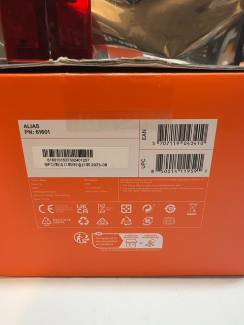 SteelSeries 61601 Alias Open Box — actual PRF item photo 2 of 2
