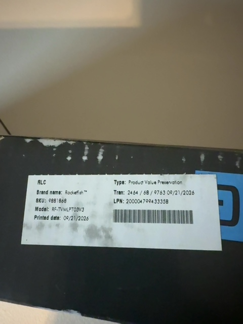 Rocketfish RF-TVMLPT03V3 RF-TVWLP73V3 Open Box — actual PRF item photo 2 of 2