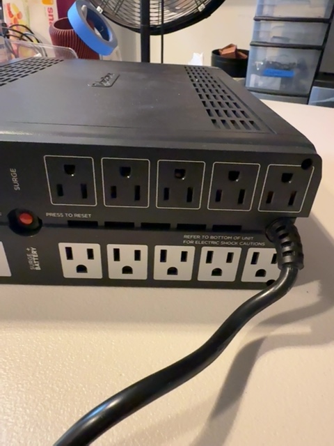 CyberPower GX1500U Sine Wave Battery Backup Open Box — actual PRF item photo 1 of 4