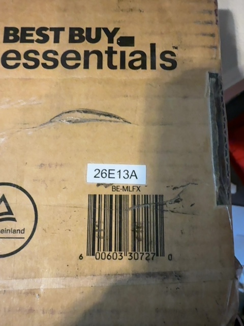 BEST BUY essentials BE-MLFX Large Fixed Mount for 37-90" TVs Open Box — actual PRF item photo 3 of 3