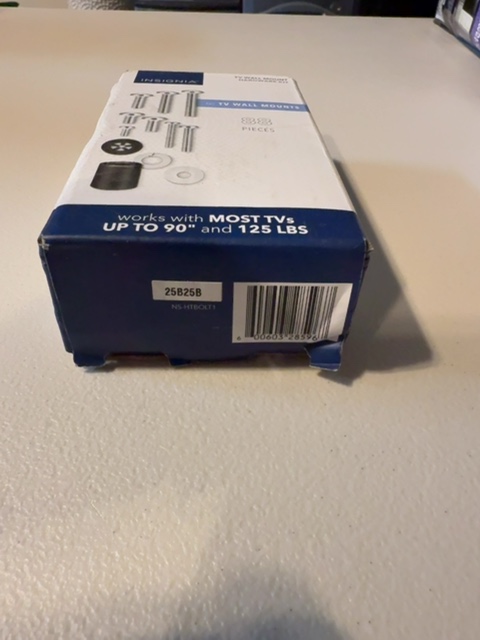INSIGNIA NS-HBCKIT1 TV WALL MOUNT HARDWARE KIT 25825B Open Box — actual PRF item photo 3 of 3
