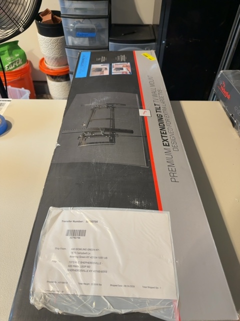 Rocketfish RF-TVXLEXA Premium Extending Tilt TV Wall Mount RF-TVXLEKA Designed f — actual PRF item photo 1 of 3