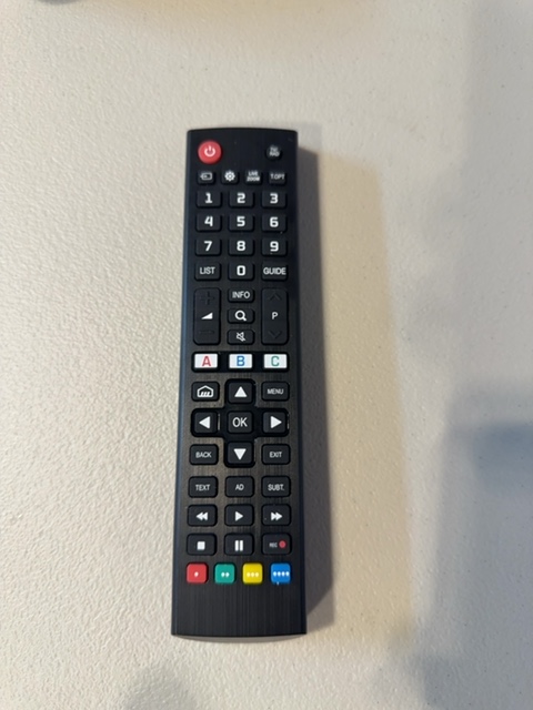 Insignia Replacement Remote for LG TVs NS-RMTLG21 — actual PRF item photo 1 of 2