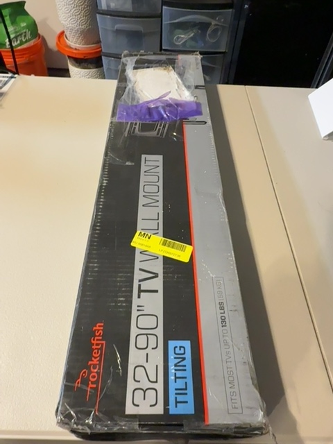 Rocketfish RF-TVMLPTO3V3 Tilting Wall Mount 32-90" TV Open Box — actual PRF item photo 3 of 3