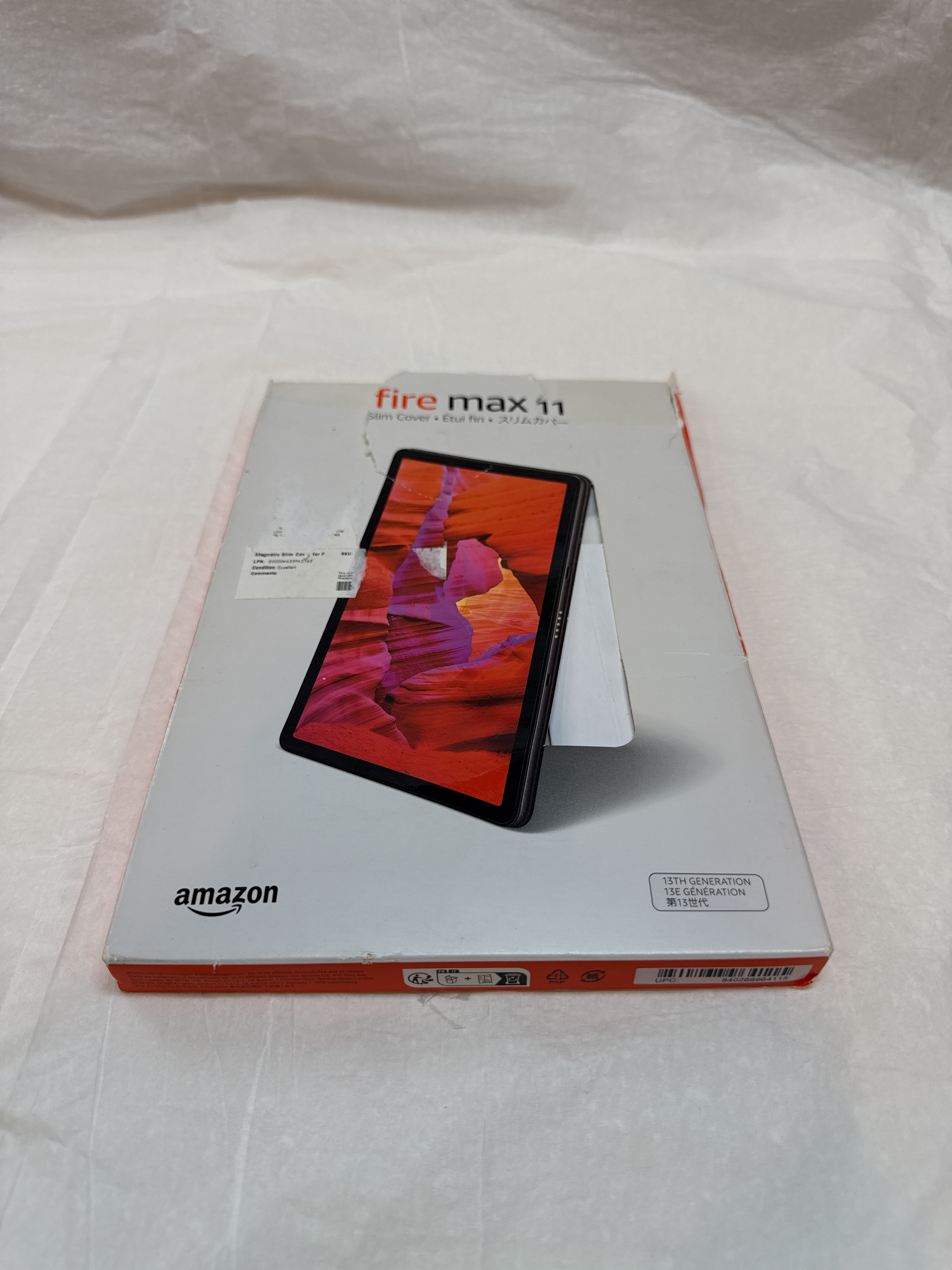 Amazon Fire Max 11 Slim Cover Black 13th Generation - Open Box — actual PRF item photo 2 of 4