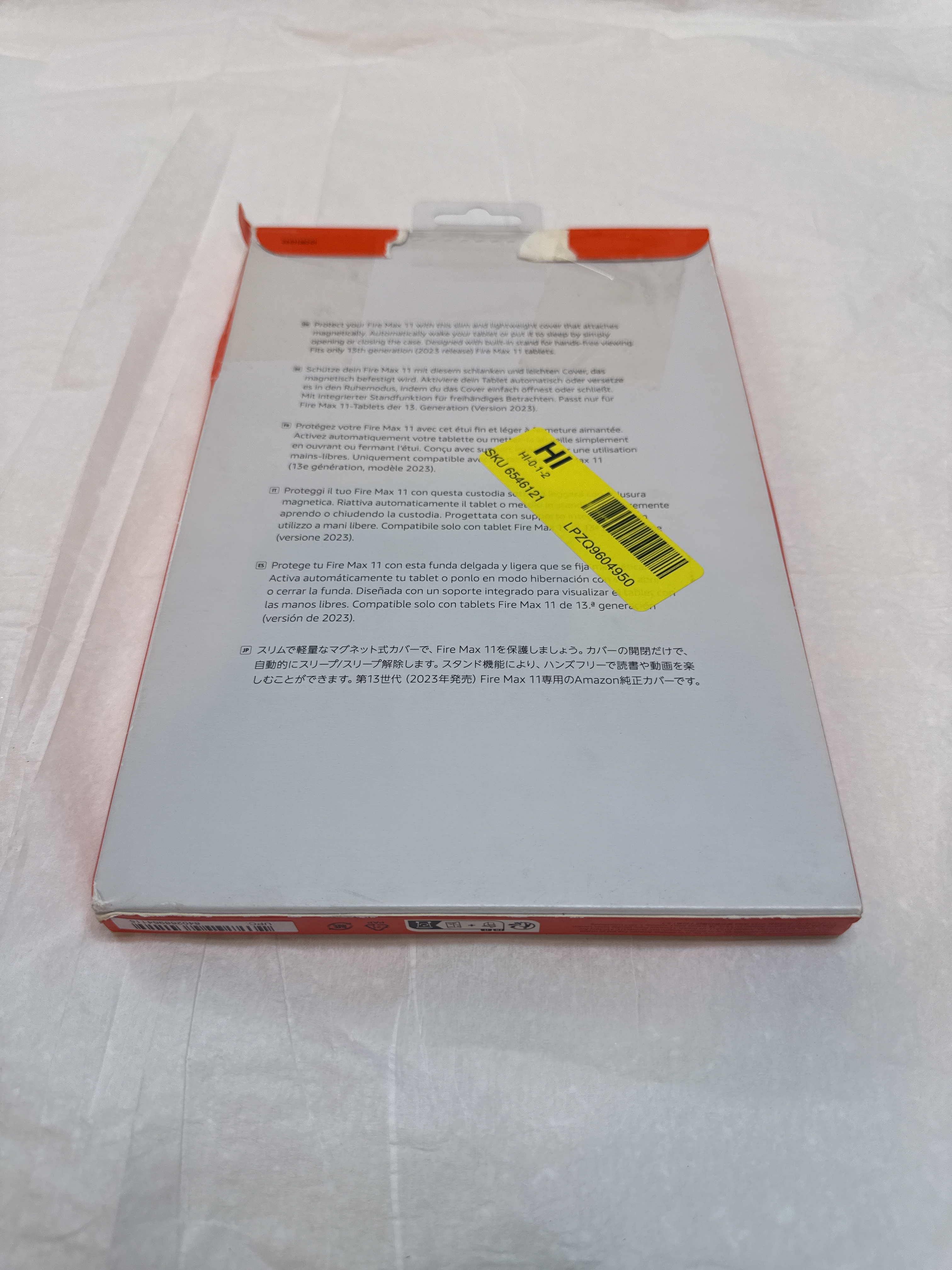Amazon Fire Max 11 Slim Cover Black 13th Generation - Open Box — actual PRF item photo 3 of 4