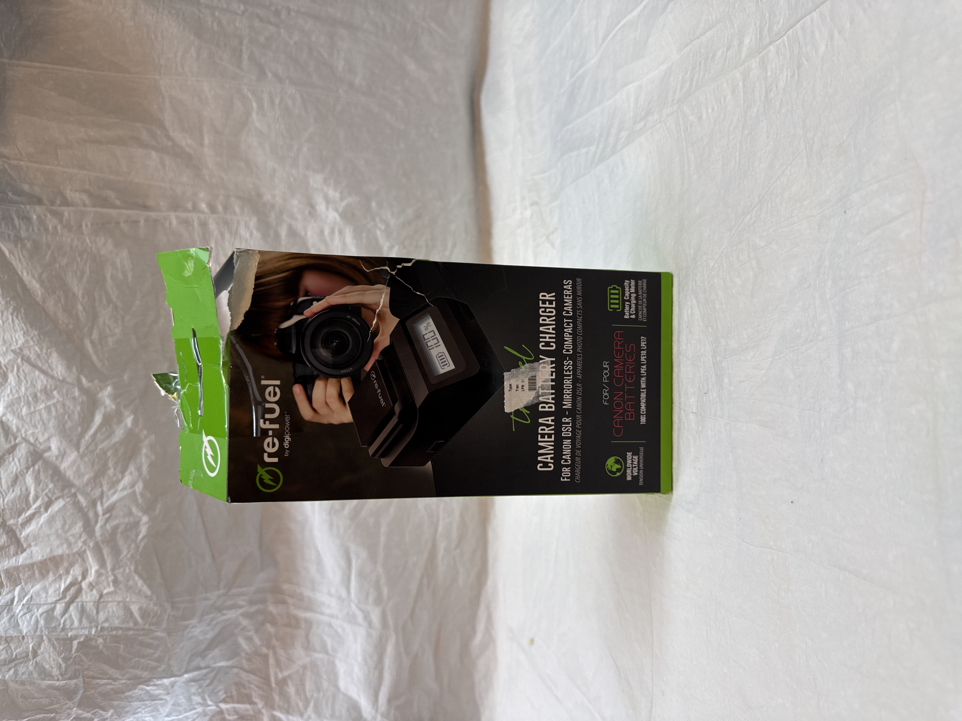 DigiPower Re-Fuel RF-DSLR-700C Canon Camera Battery Charger Open Box — actual PRF item photo 1 of 4
