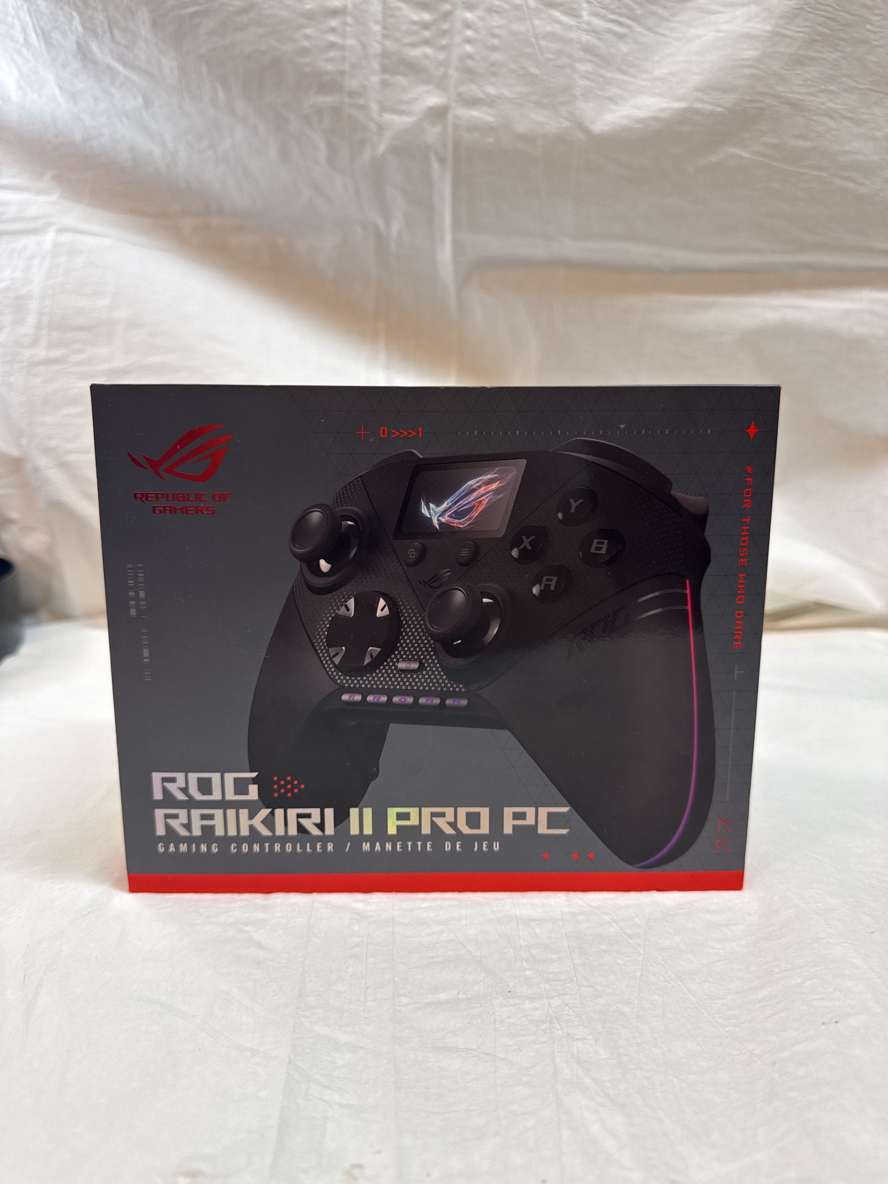 ASUS ROG Raikiri II Pro PC Wireless Controller GC701 Black - Open Box — actual PRF item photo 2 of 3