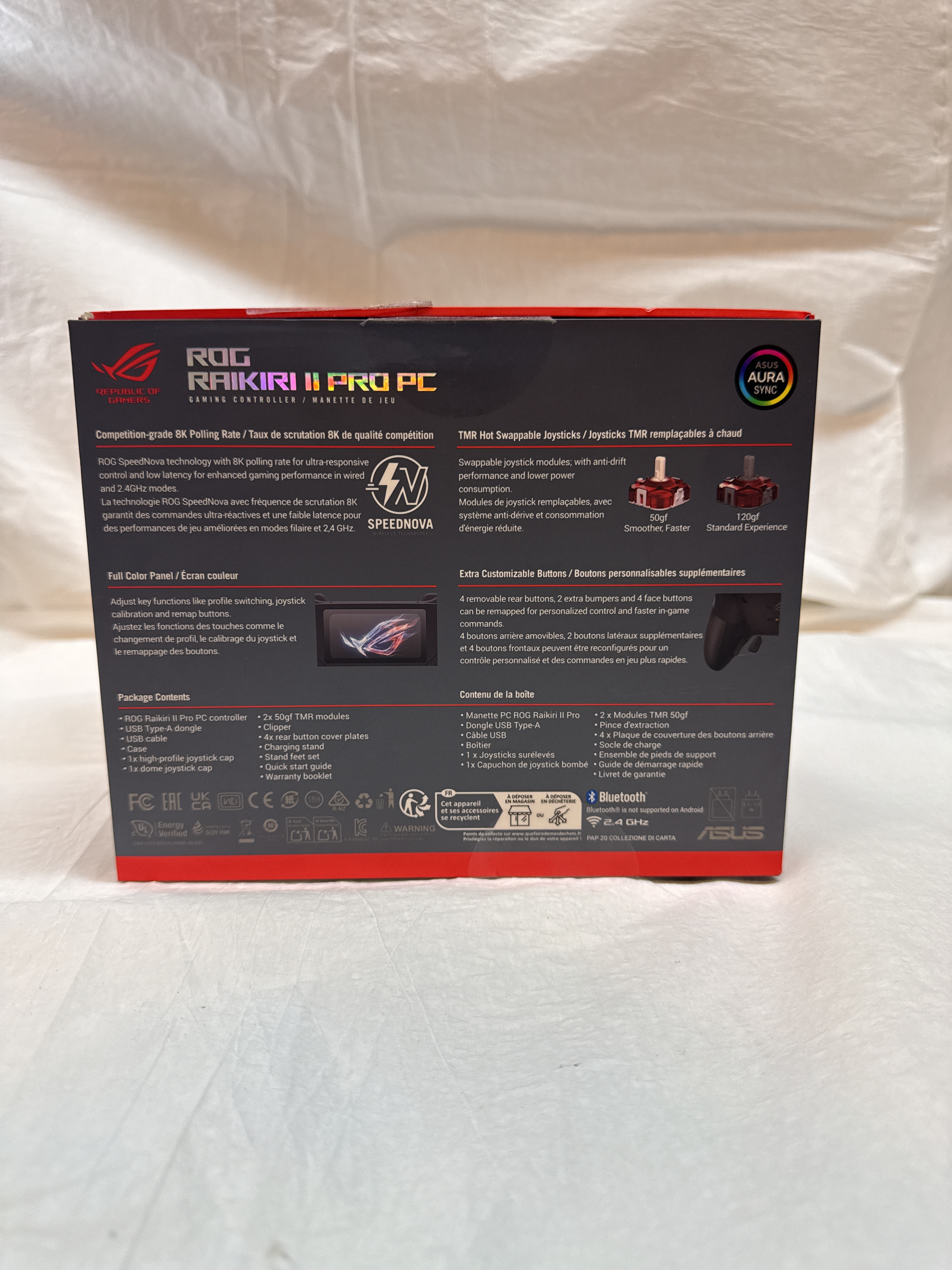 ASUS ROG Raikiri II Pro PC Wireless Controller GC701 Black - Open Box — actual PRF item photo 3 of 3
