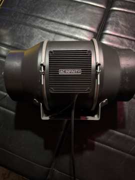 AC Infinity CLOUDLINE T6 AI-CLT6 6-Inch Inline Duct Fan Tested Working