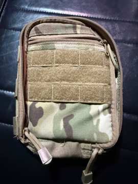 Condor Sidekick Pouch MultiCam MA64-008 MOLLE Organizer Utility Pouch Used