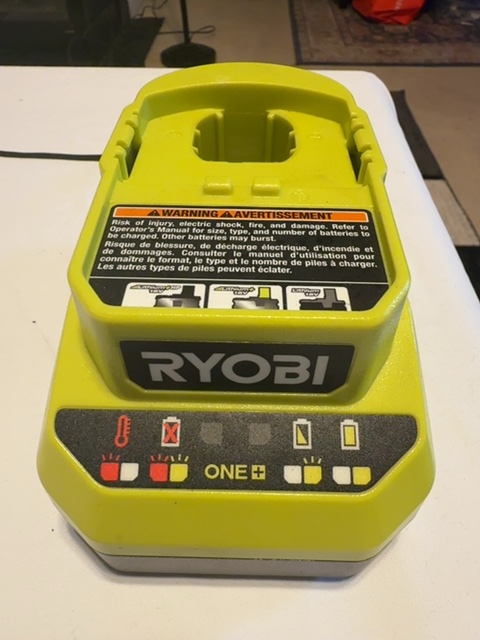 RYOBI PCG002 18V Charger — actual PRF item photo 1 of 2
