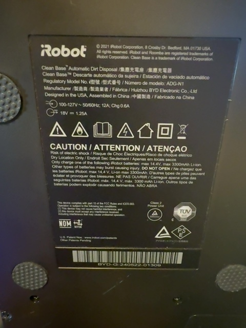 iRobot ADG-N1 Clean Base (Base Only) — actual PRF item photo 3 of 3