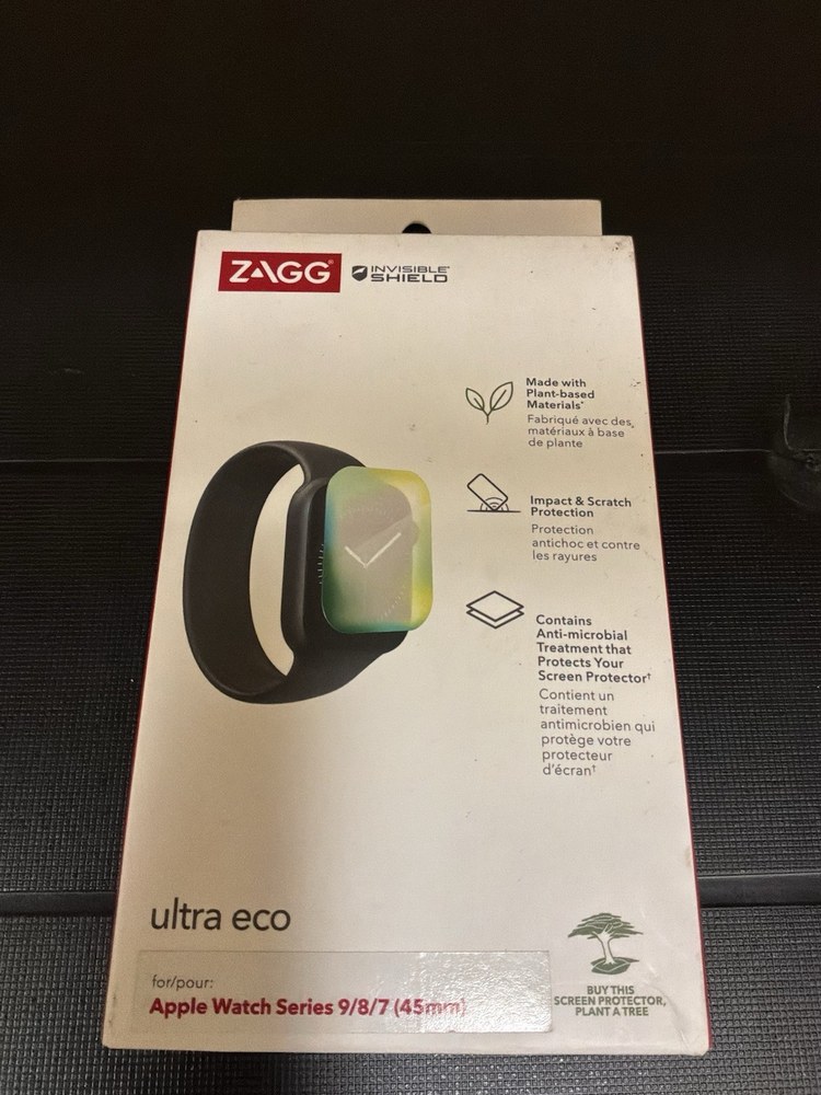 ZAGG InvisibleShield Ultra Eco Screen Protector Apple Watch 45mm Series 9 8 7