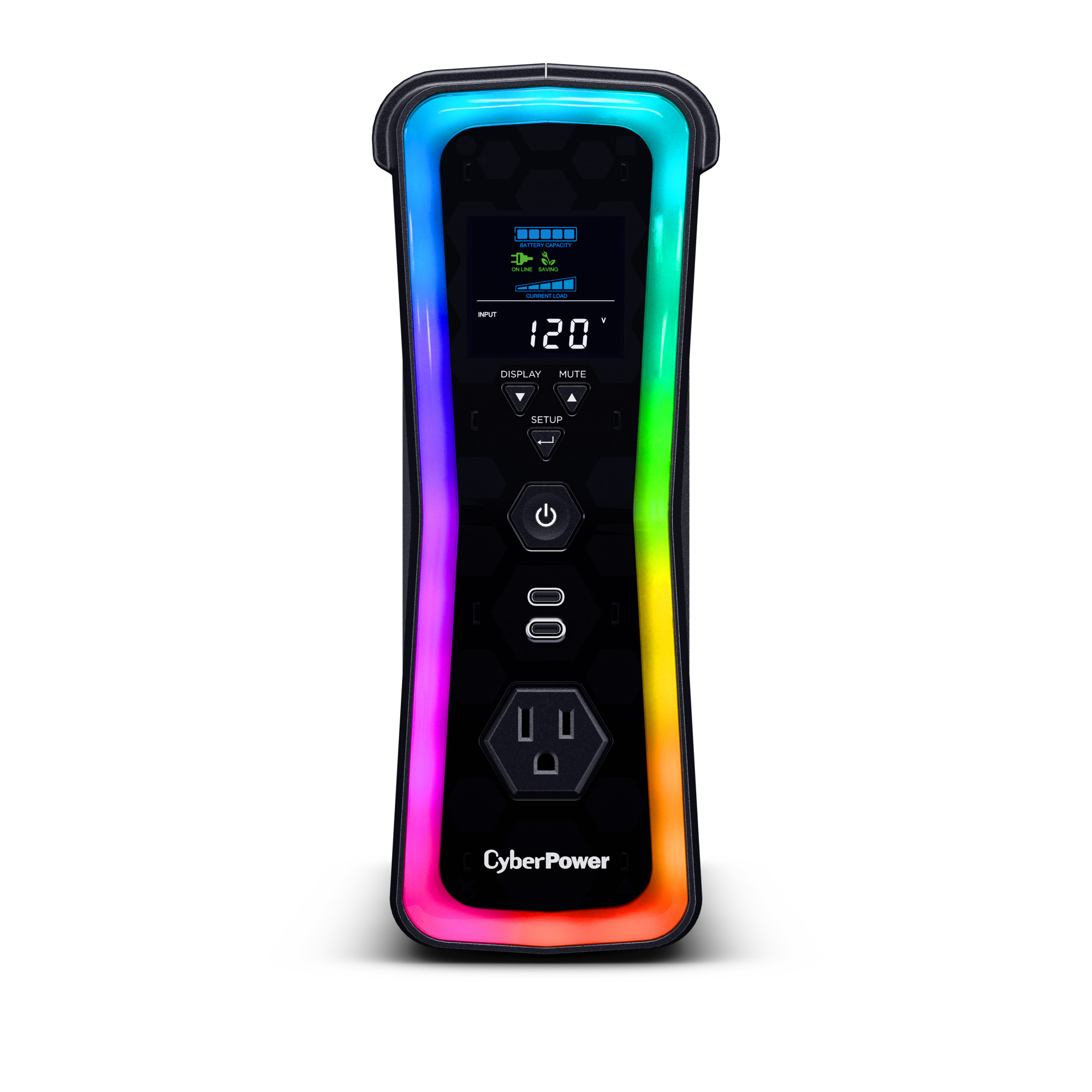 CyberPower GX150C2 1500VA 1000W Sine Wave Gaming UPS RGB 13 Outlets — promotional product image