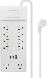 Insignia NS-TOSP26 10-Outlet Surge Protector 6-ft Cord 2400J — promotional product image, not the exact item