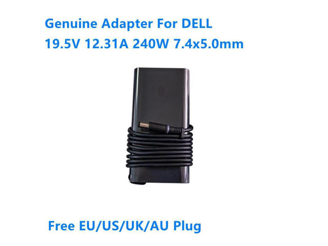 Genuine Dell DA240PM200 240W GaN AC Adapter Charger 19.5V 12.3A — promotional product image